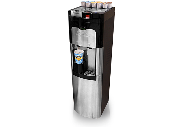 image | single cup coffe plus water cooler